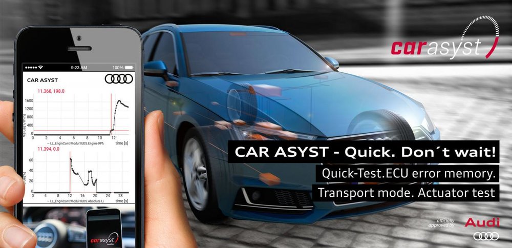 CAR ASYST APP 2.5: with vehicle data of the new high-tech flagship Audi A8 available for service and repair shop